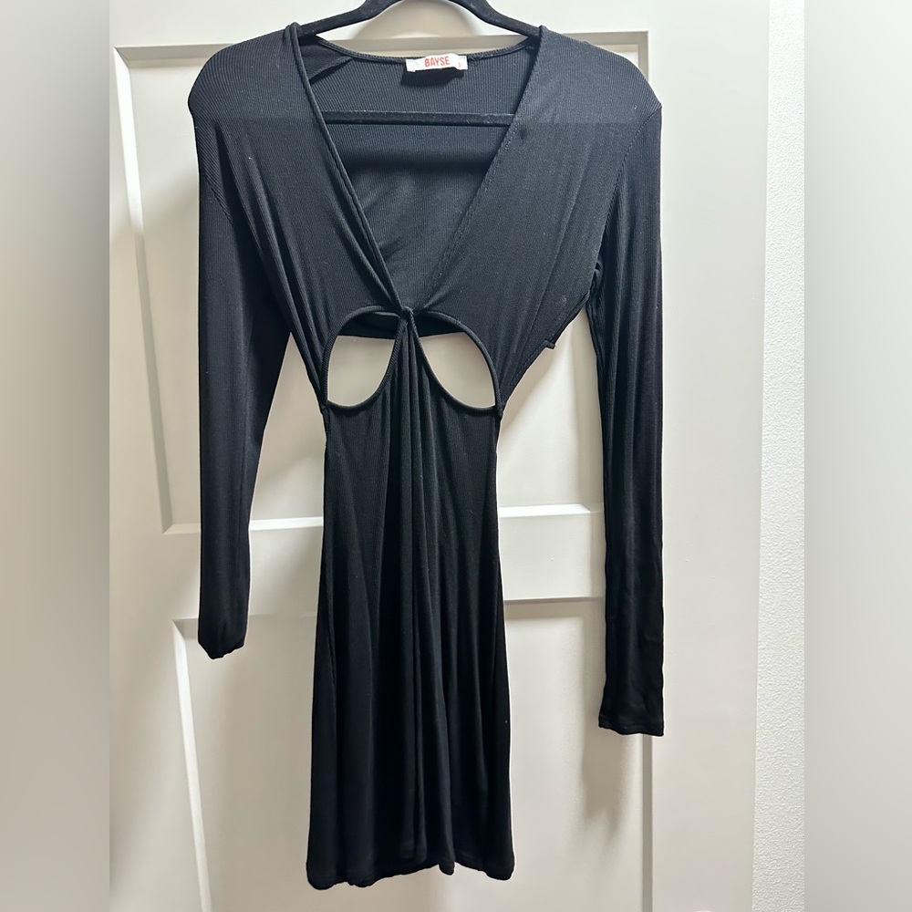 Bayse Trista mini dress black. Size small